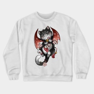 vampire cat Crewneck Sweatshirt